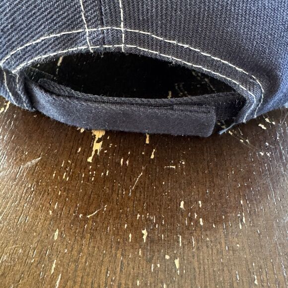 Florida Hat Blue Strap Back Baseball Cap One Size Raised Stitch Lettering Patch - Picture 7 of 10